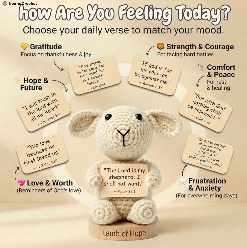 Crochet Lamb of Hope